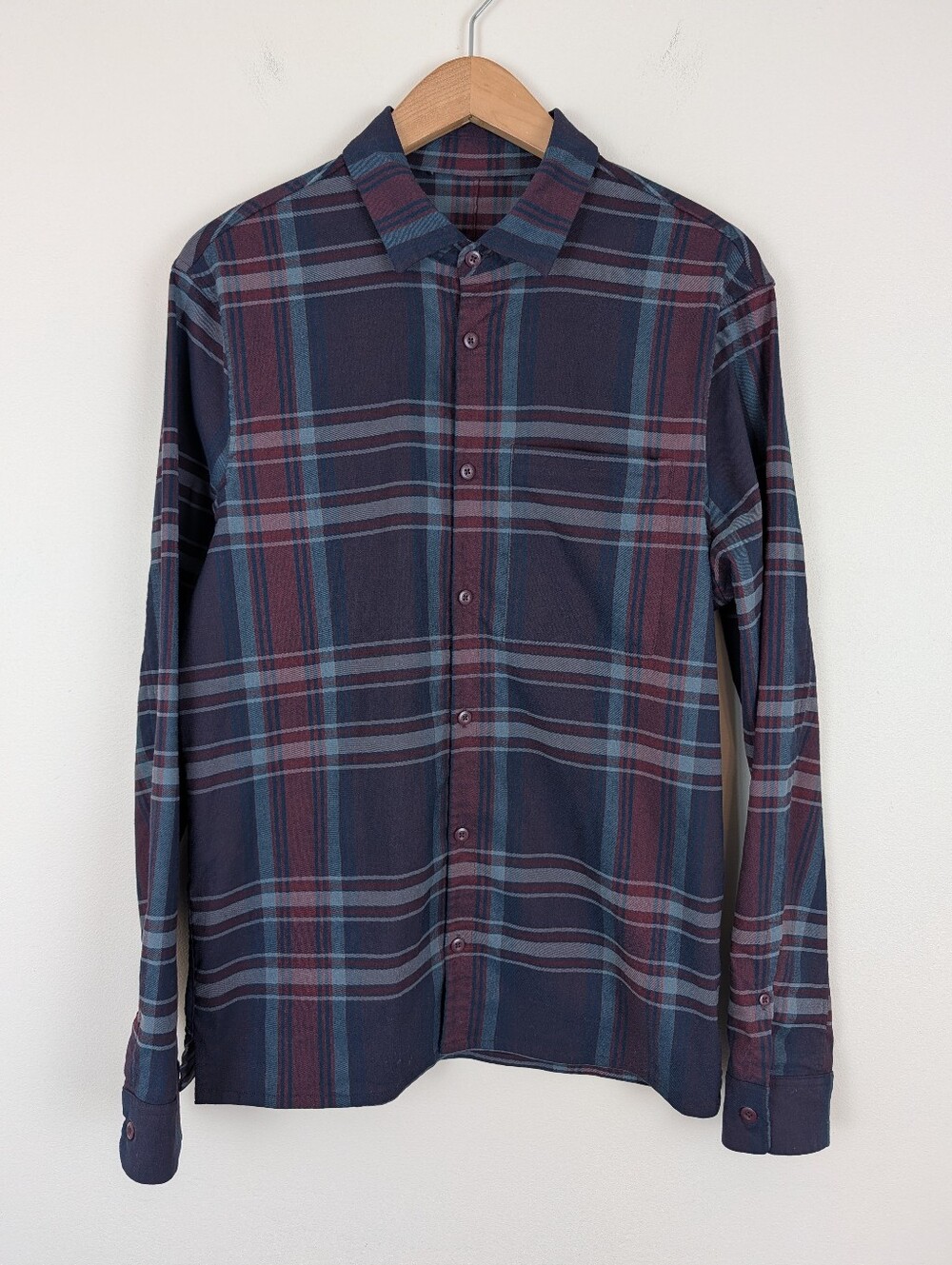 Lululemon Masons Peak Flannel Long Sleeve Plaid Shirt